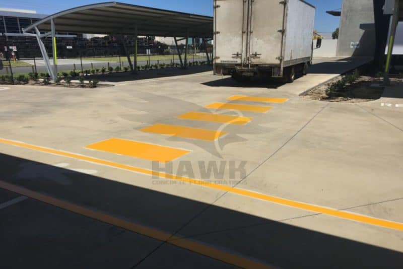 Line Marking » Hawk Concrete Floor Coatings